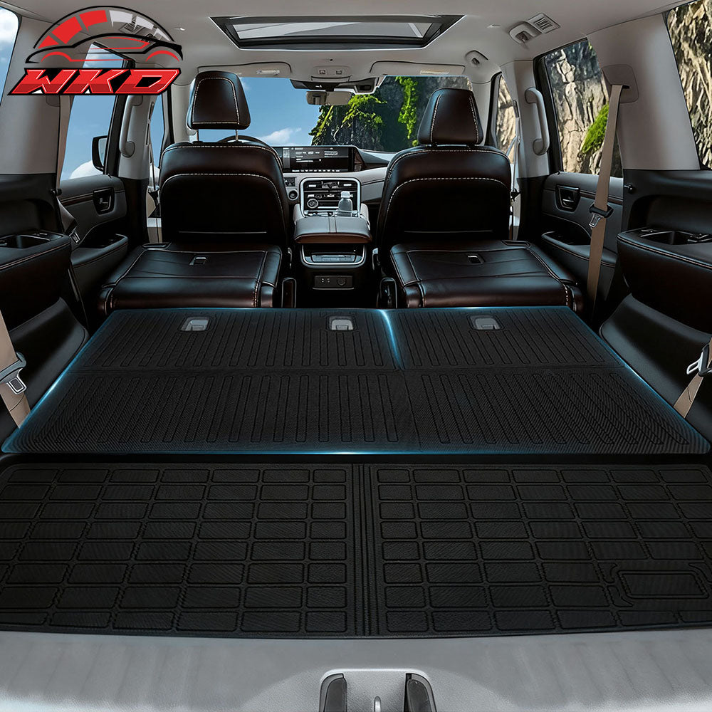 Fits 25-26 Nissan Armada Infiniti QX80 TPE Rear Seat Back Backrest Liner Mats