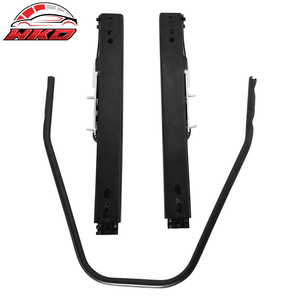 Universal 14 Inch Dual Locking Racing Seat Adjustable Slider Steel Rail Track