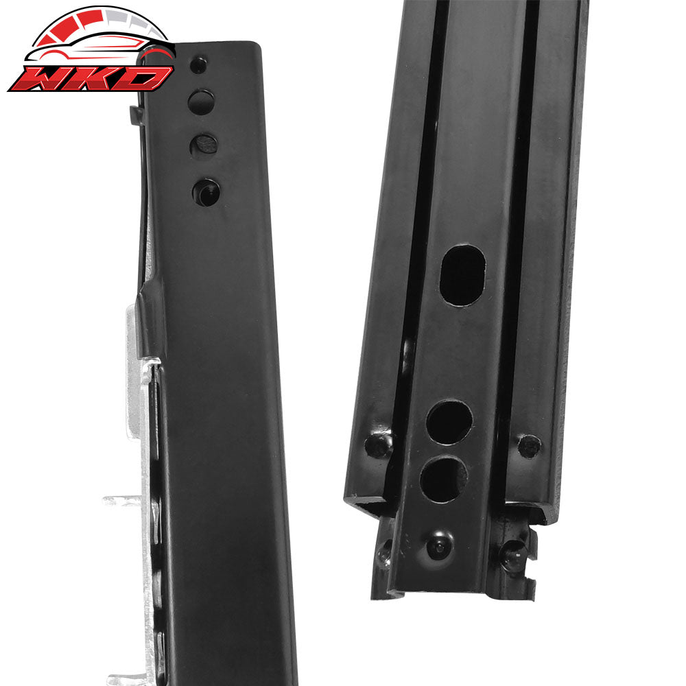 Universal 14 Inch Dual Locking Racing Seat Adjustable Slider Steel Rail Track