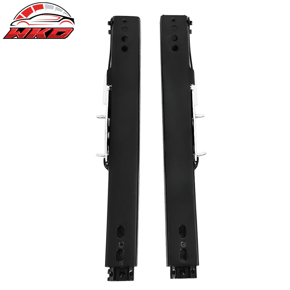 Universal 16" Locking Dual Racing Seat Adjustable Slider Steel Rail Track Set