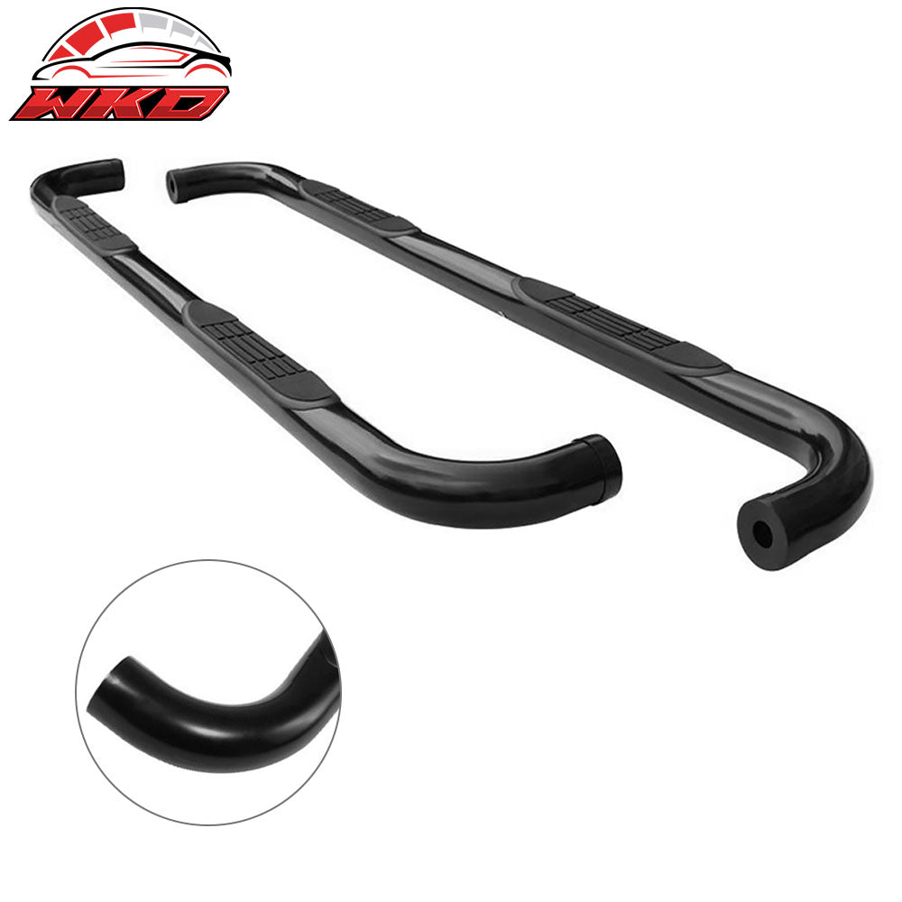 Fits 09-14 Dodge Journey 3" Round Hole Side Bars Running Boards