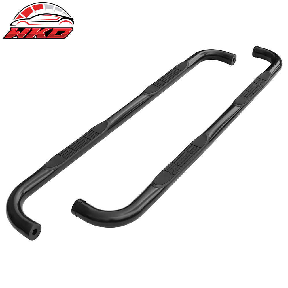 Fits 09-14 Dodge Journey 3" Round Hole Side Bars Running Boards