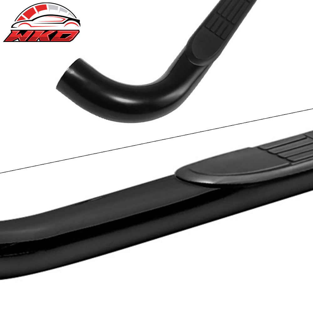 Fits 09-14 Dodge Journey 3" Round Hole Side Bars Running Boards