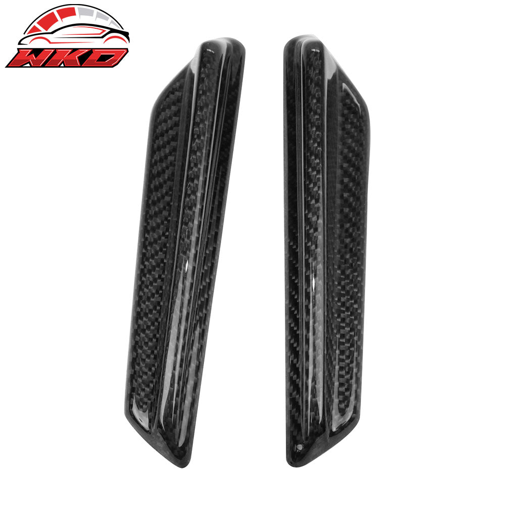 Closeout! Fits 15-21 Subaru WRX STI Style Front Bumper Side Canards Carbon Fiber