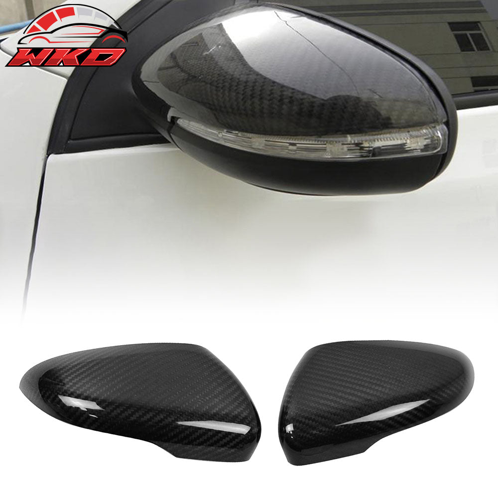 Closeout! Fits 10-12 Volkswagen Golf MK6 GTI Side Mirror Covers Cap Carbon Fiber