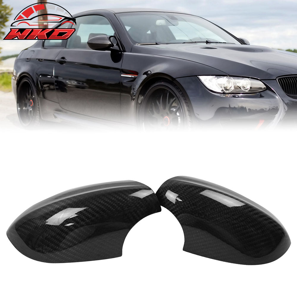 Closeout! Fits 10-13 BMW E92 3-Series Side Mirror Covers Carbon Fiber M3 Style