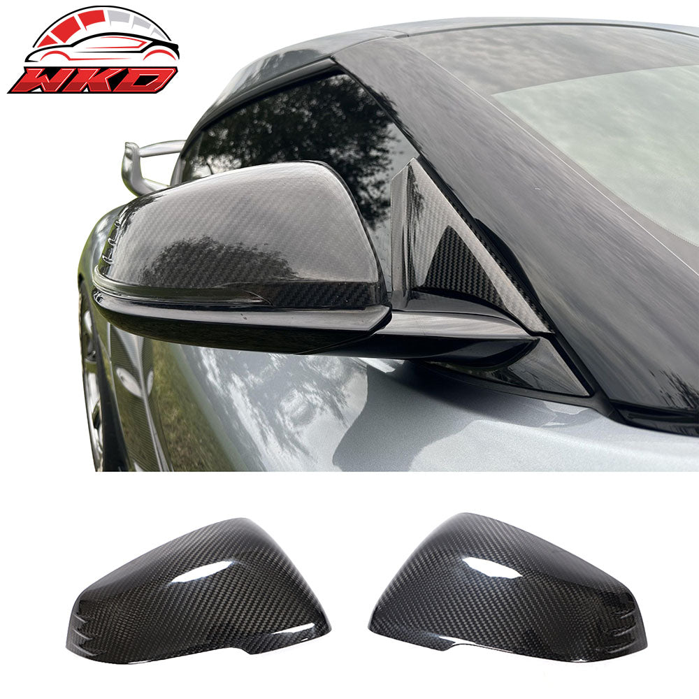 Dry Carbon Fiber 20-25 Toyota GR Supra A90 A91 MK5 Side Mirror Covers Gloss | Wholesale