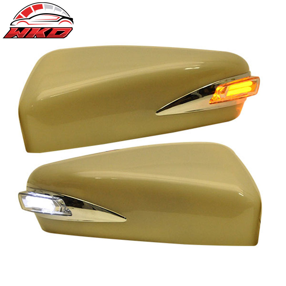 Fits 13-16 Mazda 3 & 6 2PCS LED Rear View Side Mirror Covers - Painted OE Color