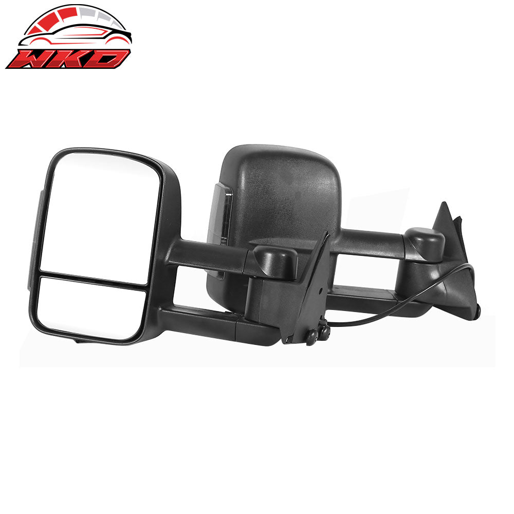 Fits 03-07 Chevy Silverado GMC Sierra 1500 Power Heated Tow Mirror W/ LED Signal