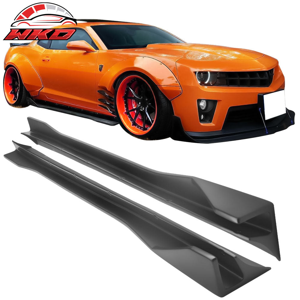 Fits 12-15 Chevrolet Camaro ZL1 MB Style Side Skirts Add On Extension PP