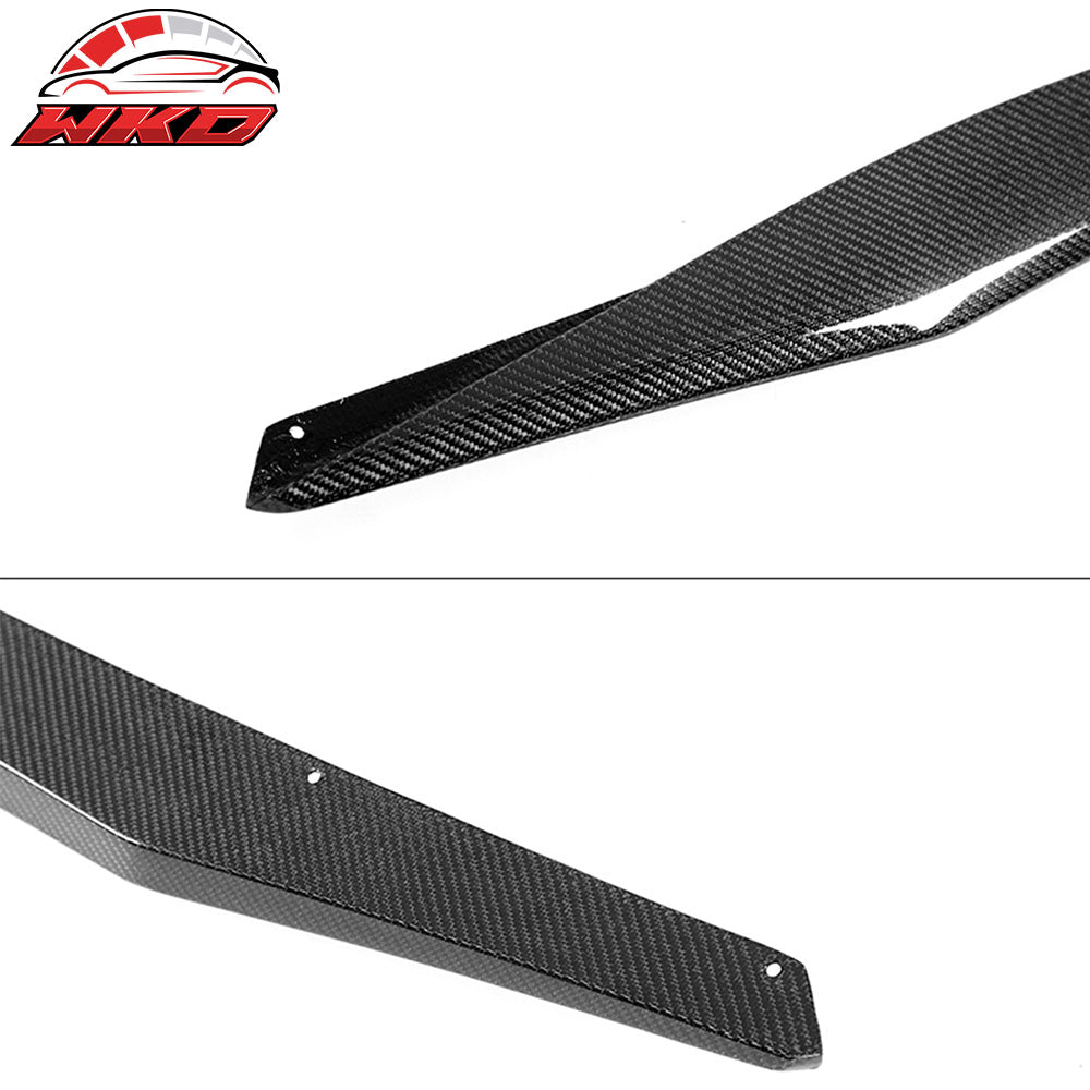 Fits 20-25 Chevy Corvette C8 Stingray/Z51 Side Skirts Carbon Fiber Rocker Panel