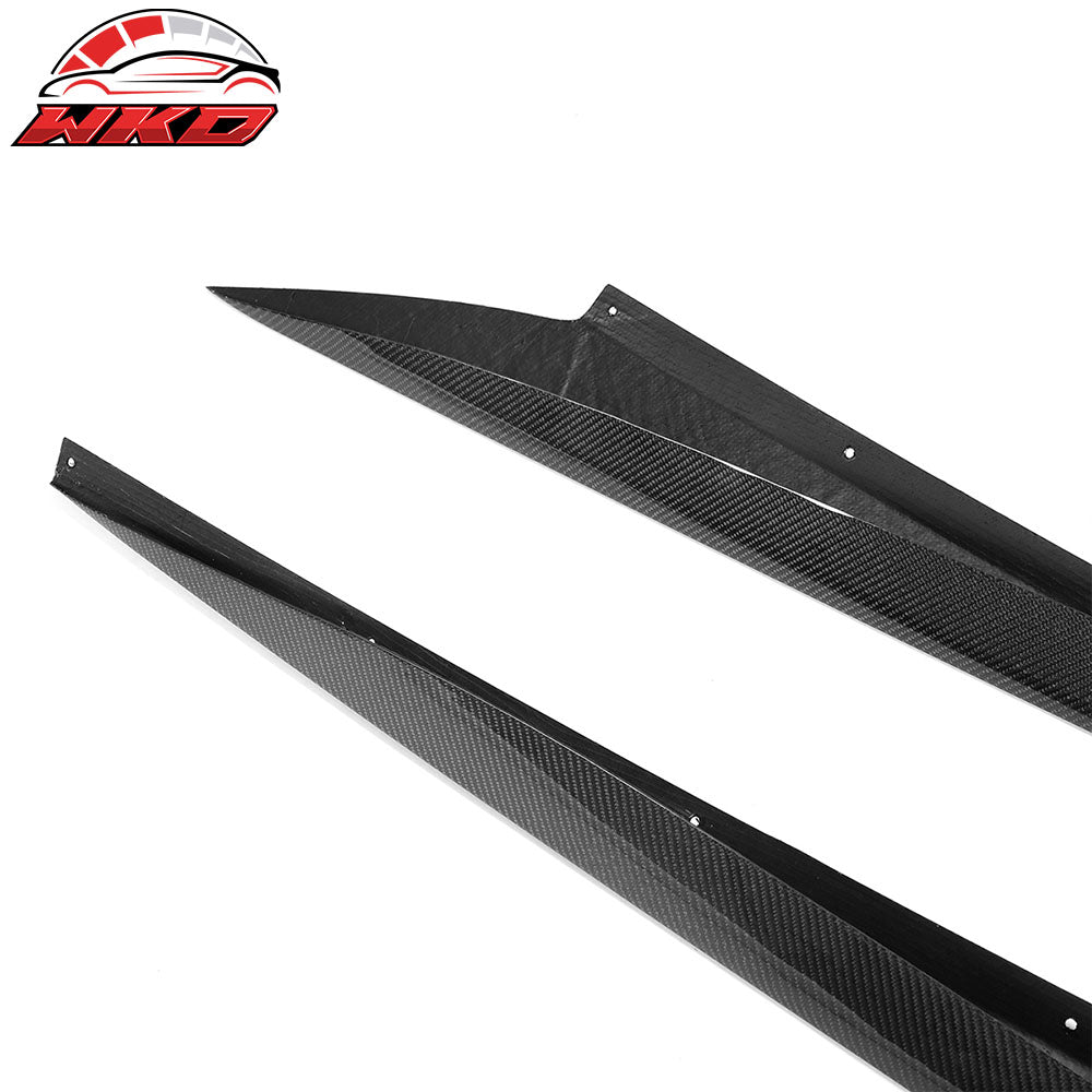 Fits 20-25 Chevrolet Corvette C8 Z51 Side Skirts Carbon Fiber CF