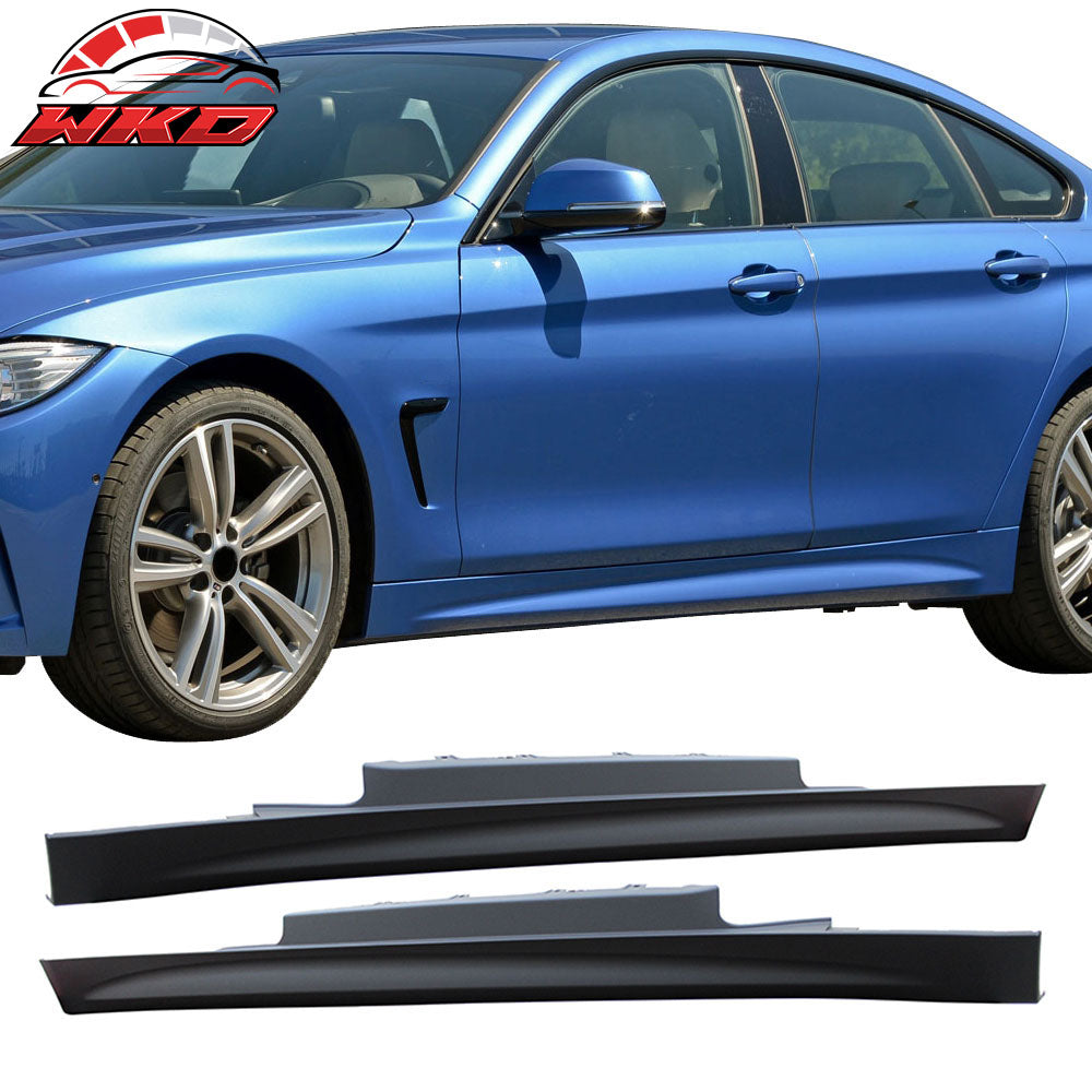 Fits 14-20 F32 F33 4-Series M-T Msport Side Skirts Extension-PP Polypropylene