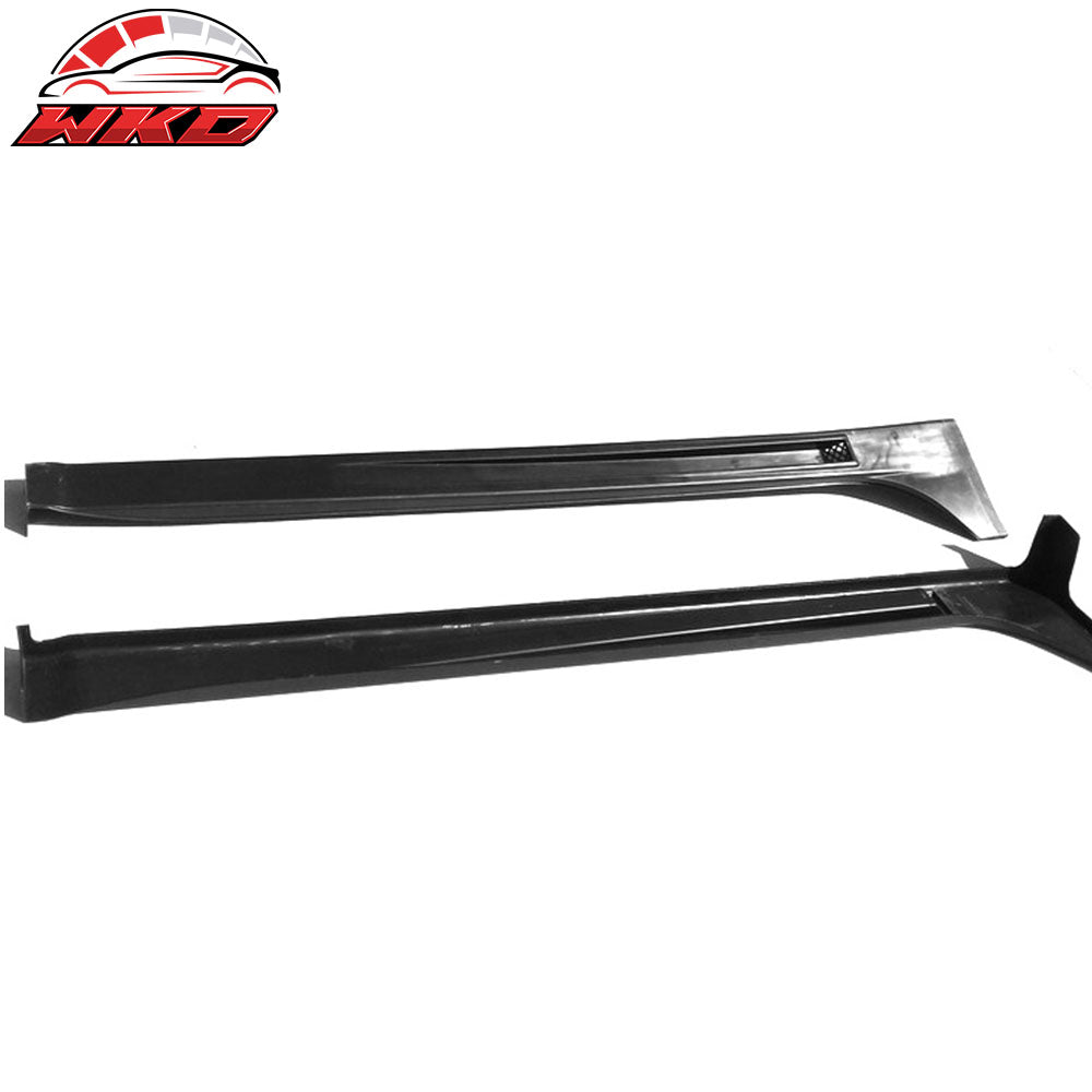 Fits 08-15 Lancer FQ FQ440 Style Side Skirts Extension - PP Polypropylene