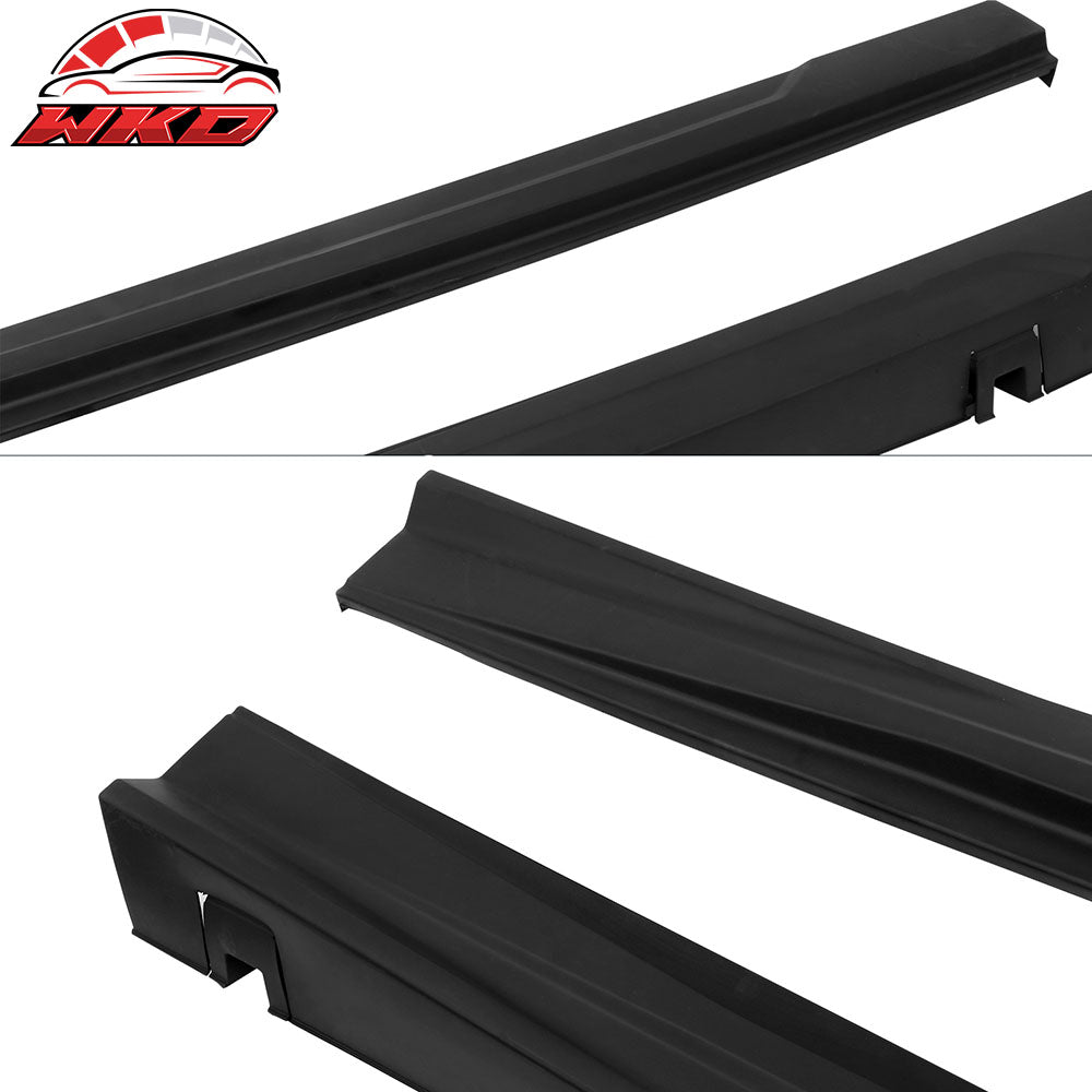 Fits 23-25 Honda Accord 11th Gen IKON Style PP Side Skirts Extension Panel Kit