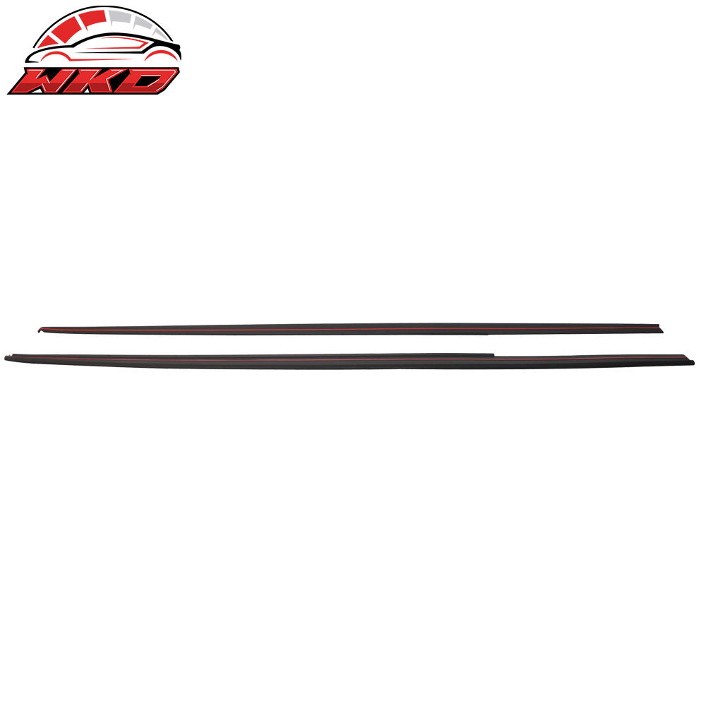 Fits 15-21 Subaru WRX & STI MP Style 2PCS Side Skirts Extension Rocker Pannel