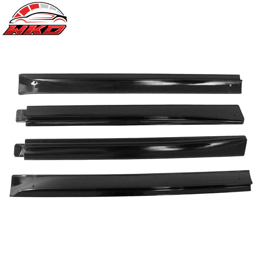 20-24 Tesla Model Y V2 Style Gloss Black Side Skirts Diffuser Splitter ABS | Wholesale