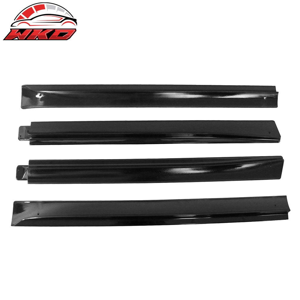 20-2025 Tesla Model Y V2 Style Gloss Black Side Skirts Diffuser Splitter ABS | Wholesale