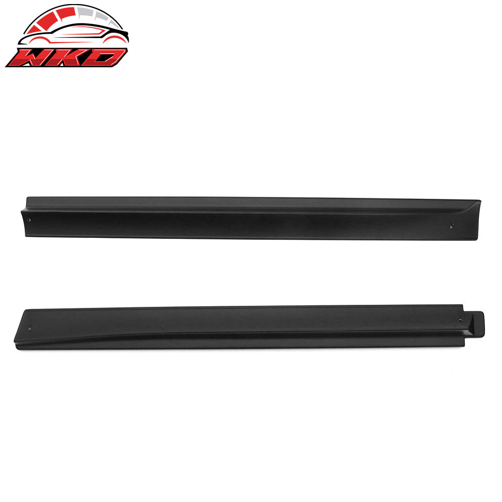 Fits 20-24 Tesla Model Y V2 Style Matte Black Side Skirts Diffuser Splitter ABS