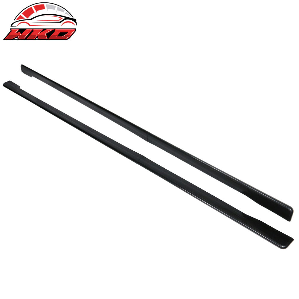 Fits 15-21 Subaru WRX STI Side Skirts Extension Splitter Rocker Panel Kit PP 2PC