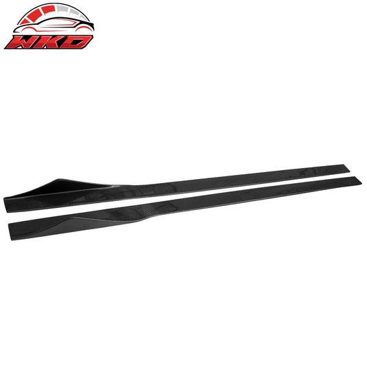 Universal 75 Inches 2PCS Side Skirts Extension Splitter Lip Carbon Fiber CF | Wholesale