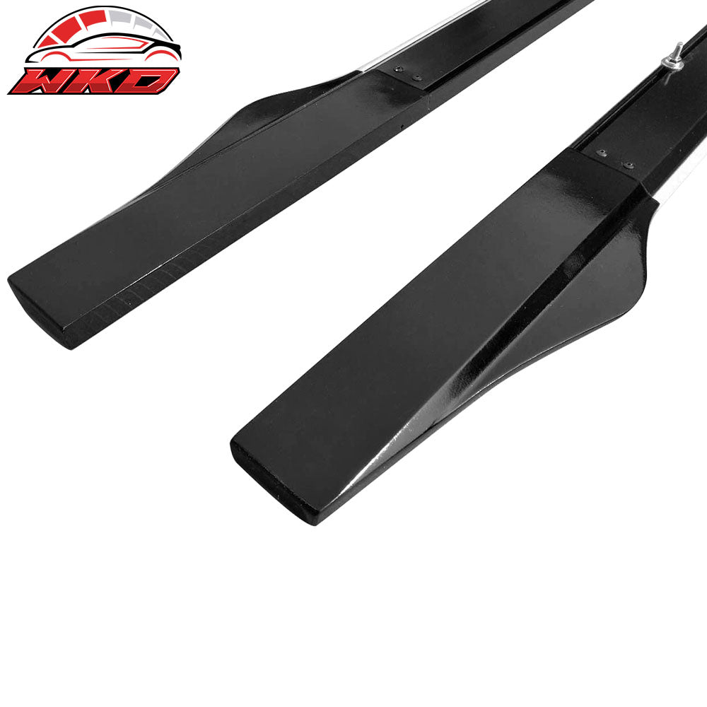Universal 77.5" Side Skirts Lighting Step Extension Aluminum