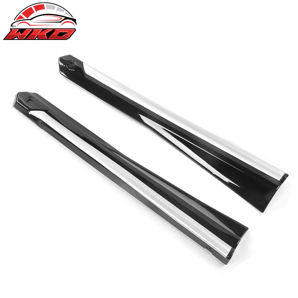 18-22 Honda Accord Sedan 4Dr 4PCS Side Skirts Rocker Panel PP Gloss Black | Wholesale