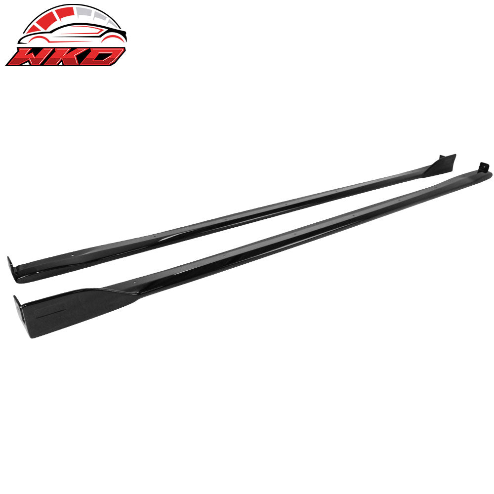 Fits 19-25 Toyota Corolla E210 Hatchback 5Dr Matte Black Side Skirts Set - ABS