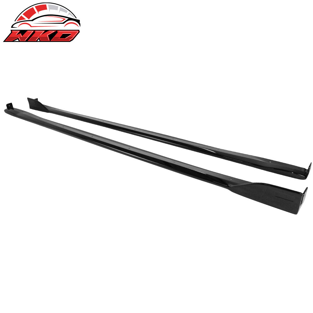Fits 19-25 Toyota Corolla E210 Hatchback 5Dr Matte Black Side Skirts Set - ABS