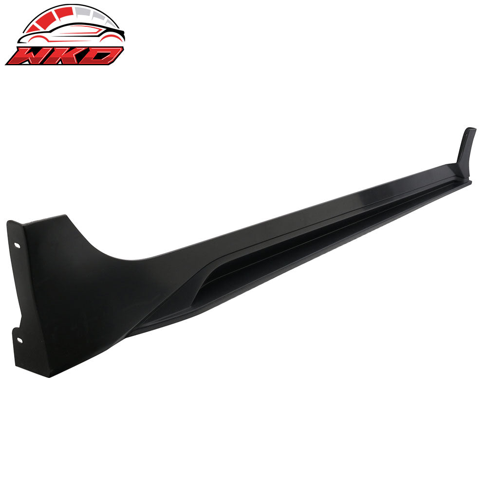 Fits 16-21 Honda Civic Sedan 10th Gen MUG Style Side Skirts Unpainted Black PP