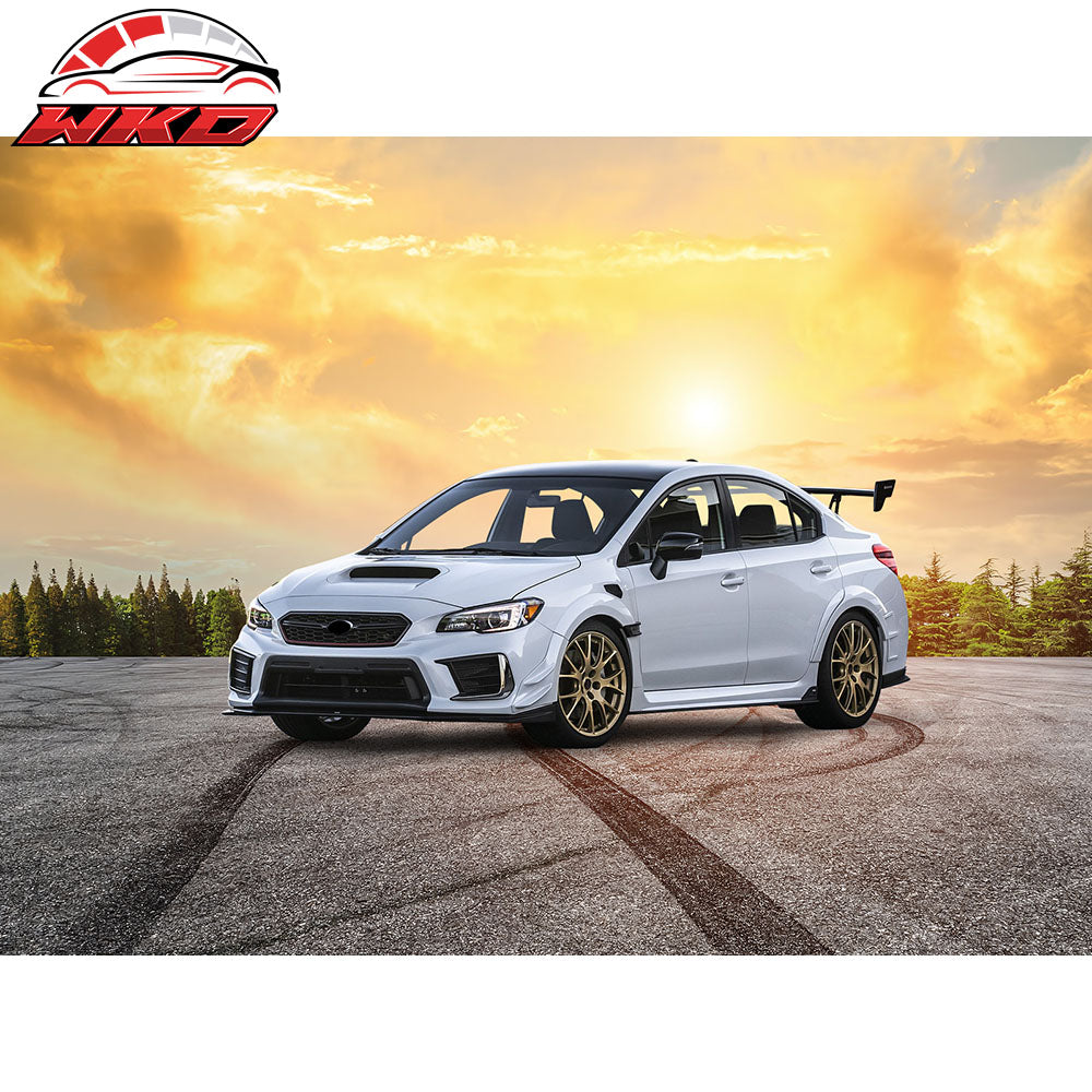 Fits 15-21 Subaru WRX STI Style 2PCS Car Side Skirts Extension Rocker Panel PP