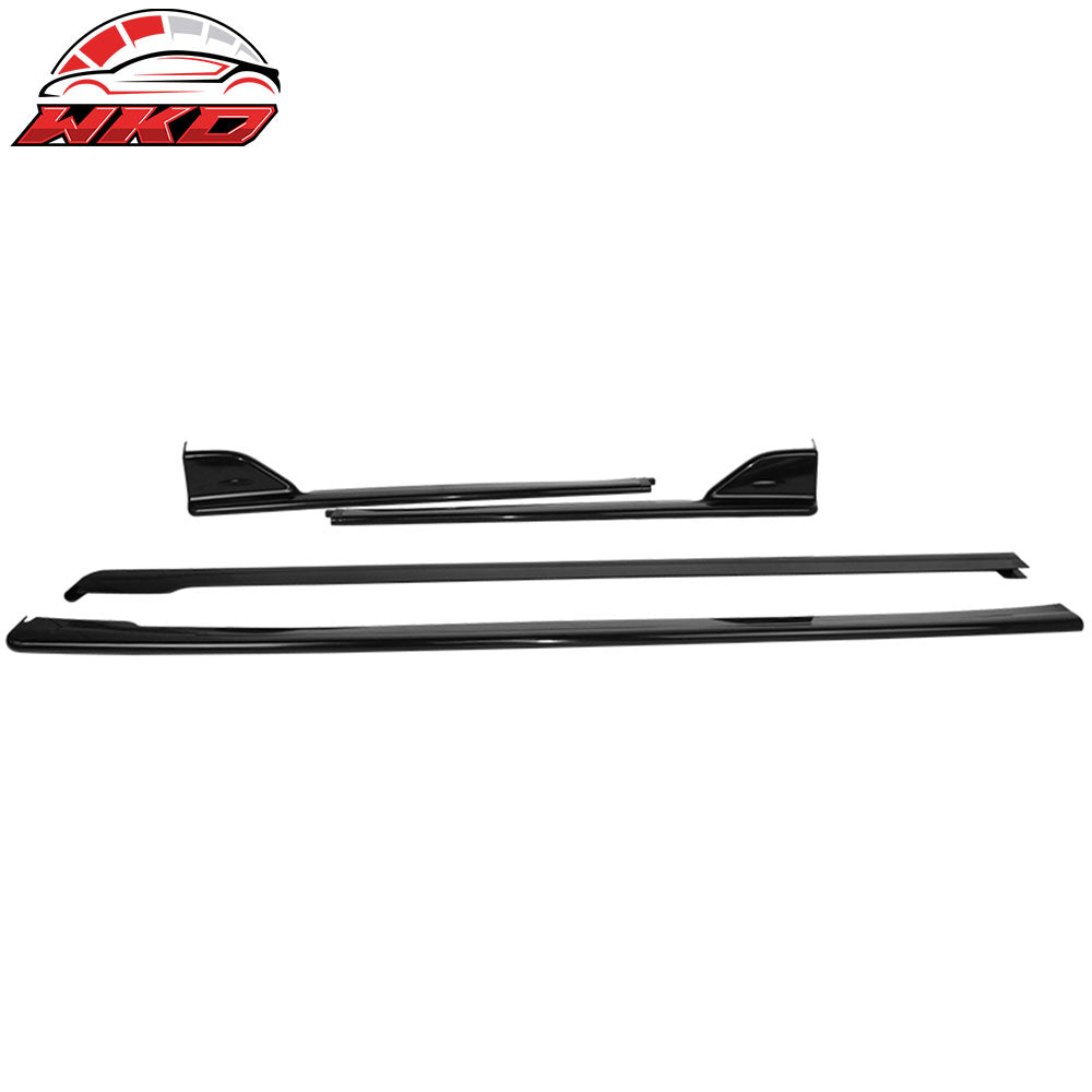 Fits 15-21 Subaru WRX STI Style 2PCS Car Side Skirts Extension Rocker Panel PP