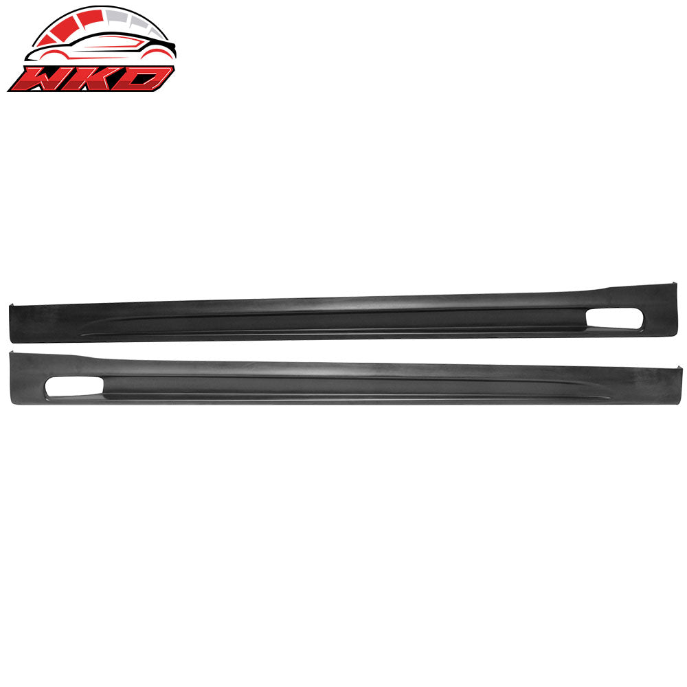 Fits 09-12 Audi A4 Side Skirts Extension Rocker Panels RG Style PU