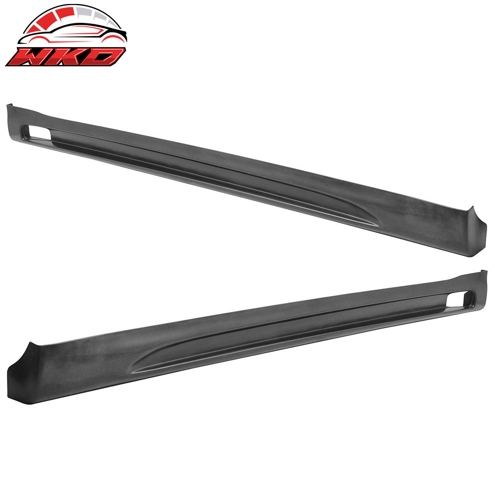 Fits 09-12 Audi A4 Side Skirts Extension Rocker Panels RG Style PU