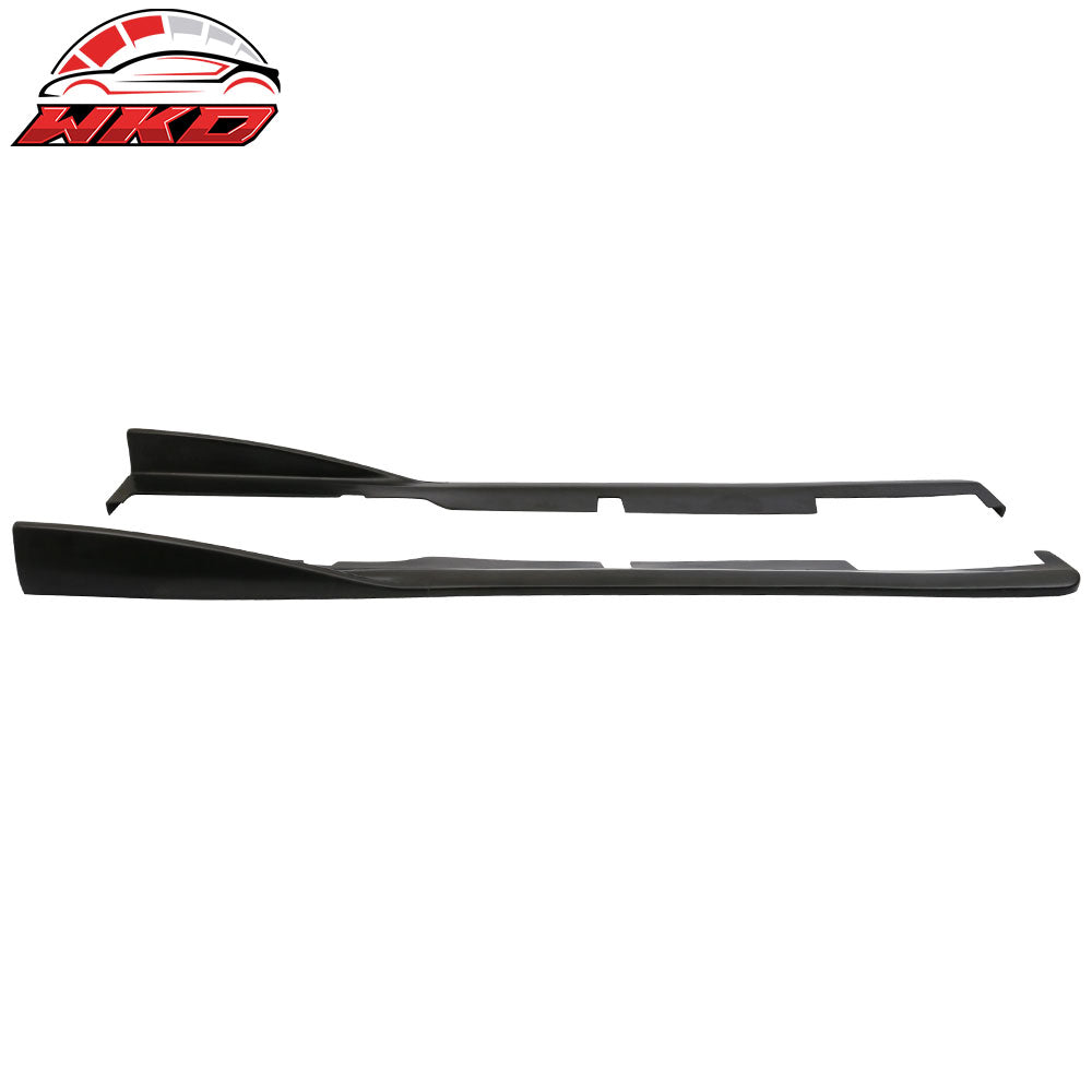Fits 02-06 Acura RSX DC5 CS Style 2PCS Side Skirts Rocker Panels Extension PU