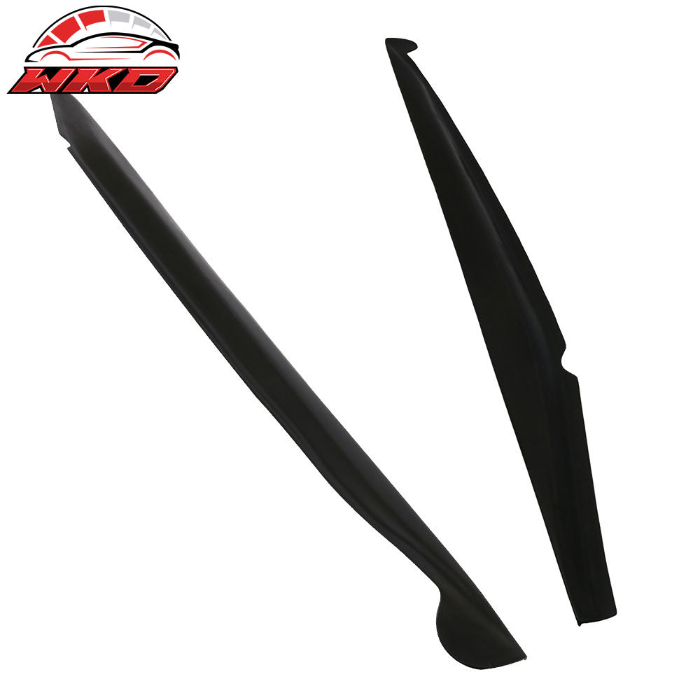 Fits 14-19 Chevy Corvette C7 Stingray Pair Side Skirts Extension PU