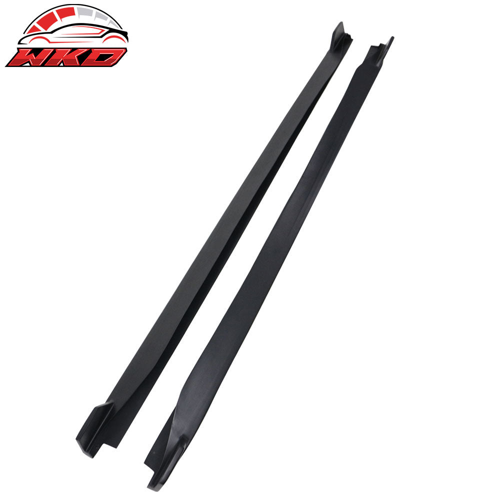 Fits 15-23 Mustang Side Skirts 2 Fin Style Rocker Panel Extension Side Skirts PP