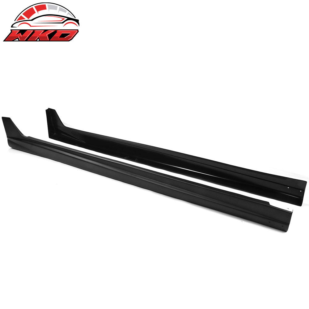 Fits 08-12 Honda Accord 4DR JDM Style Side Skirts PP Rocker Panel Extension 2PC