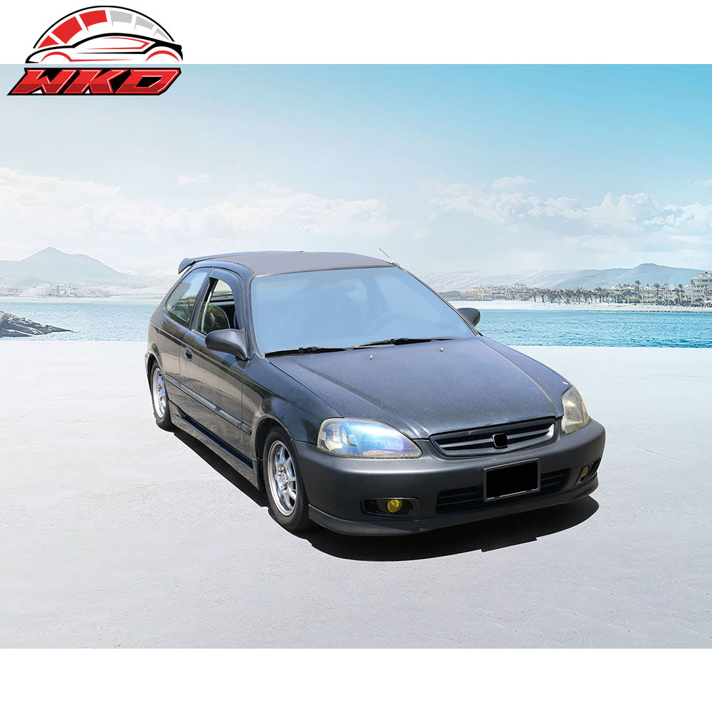 CS Style Side Skirts fits Honda Civic 96-00 PU Extension Rocker Panel Pair