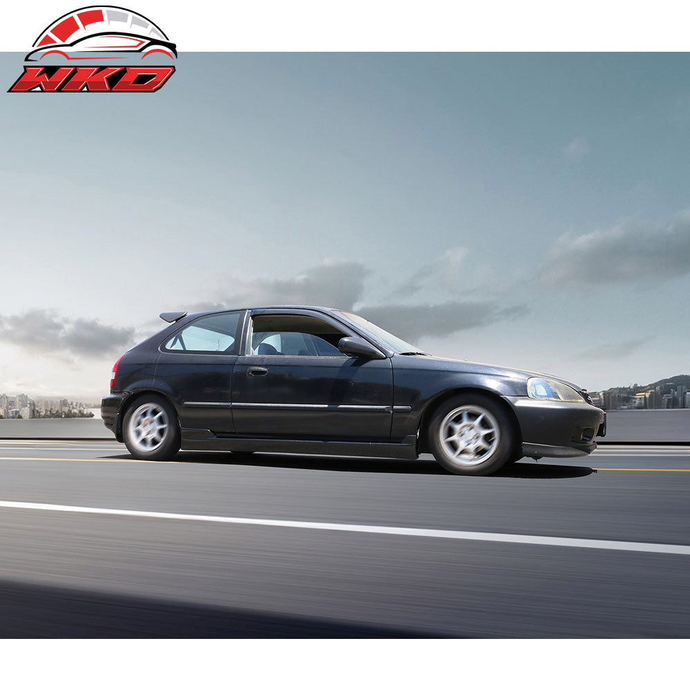 CS Style Side Skirts fits Honda Civic 96-00 PU Extension Rocker Panel Pair