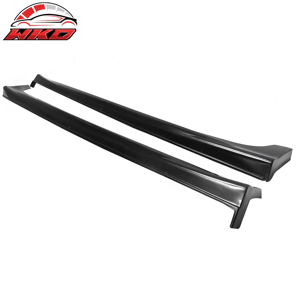 Fits 12-15 Civic Sedan JDM Mugen Side Skirt Rocker Splitters Diffuser Winglet PU