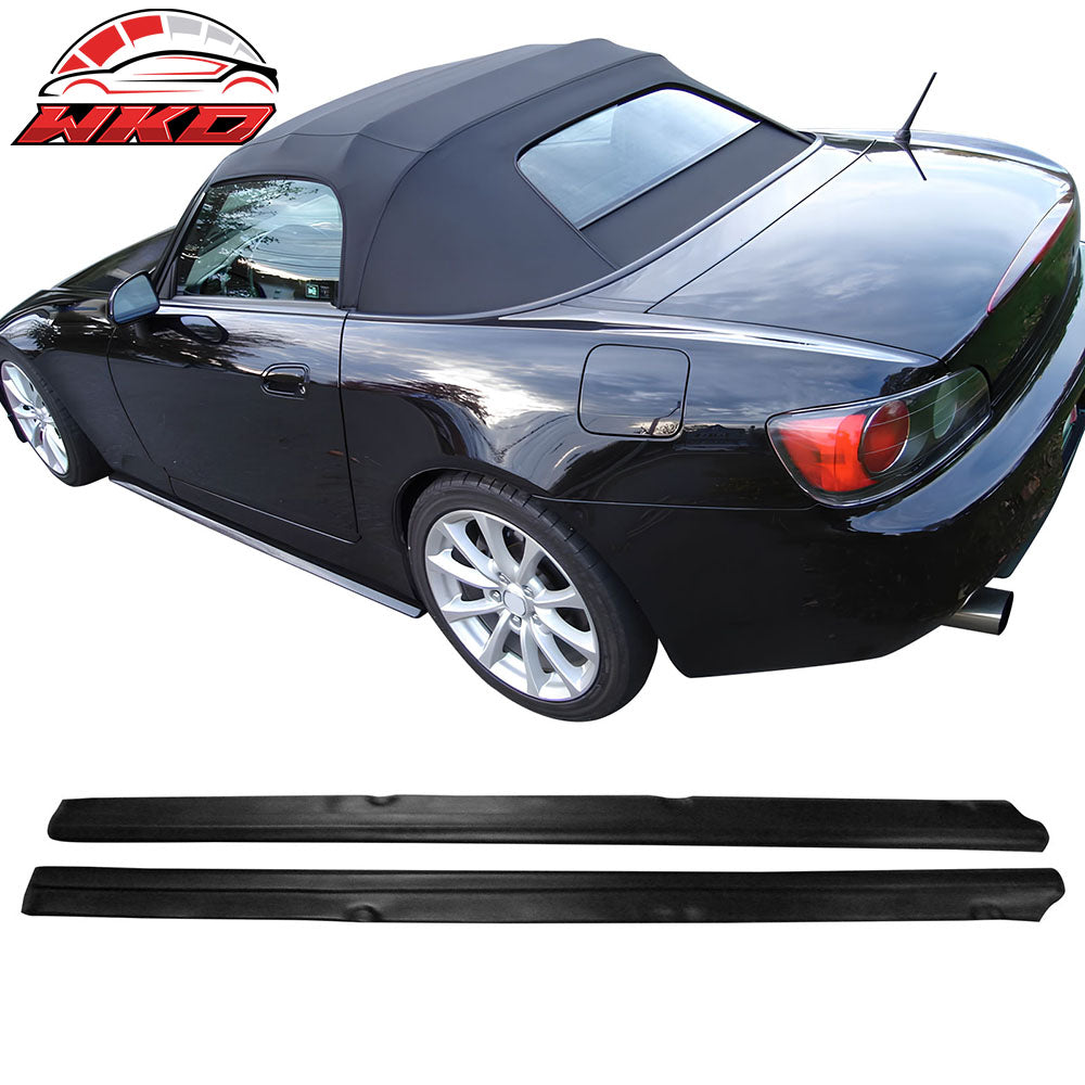 Universal 65" x 3.5" JDM DF Side Skirt Extension Bottom Line Rocker Panel Lip PU