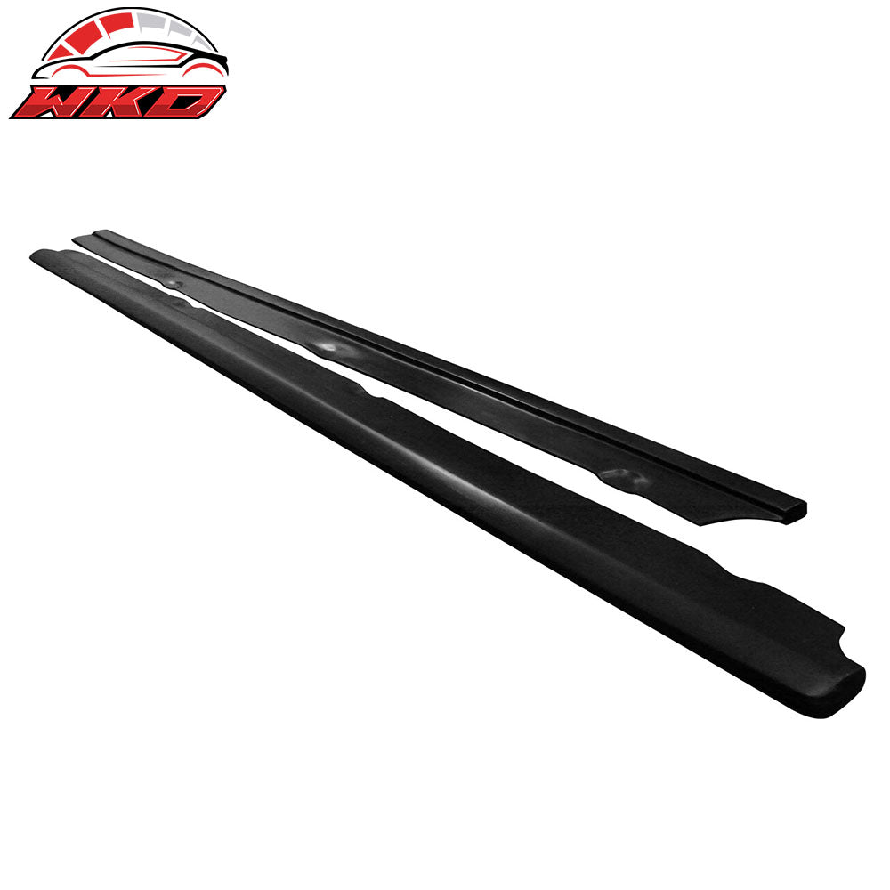 Universal 65" x 3.5" JDM DF Side Skirt Extension Bottom Line Rocker Panel Lip PU