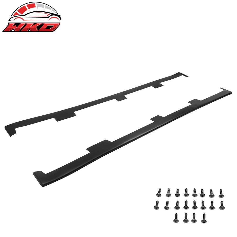 For 01-11 BMW 3-Series M3 UL Style Side Skirt Bottom Line Rocker Panel Lip PU
