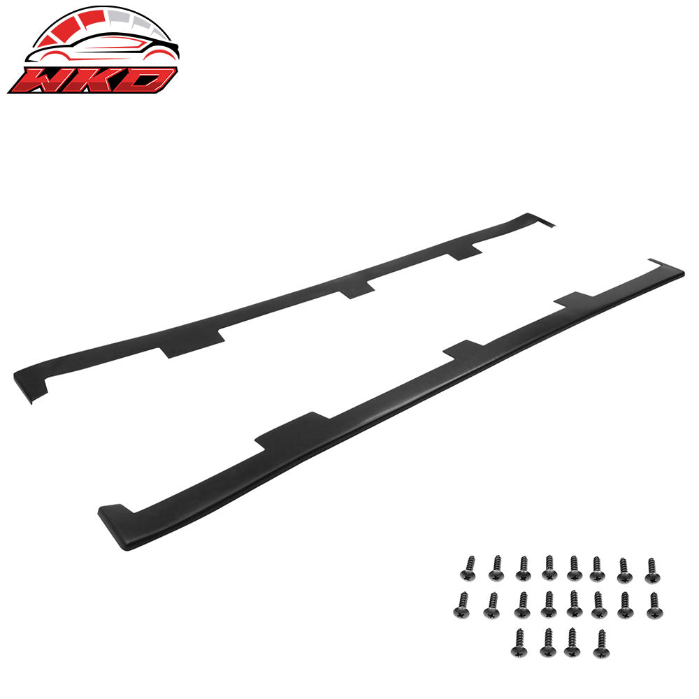 For 01-11 BMW 3-Series M3 UL Style Side Skirt Bottom Line Rocker Panel Lip PU