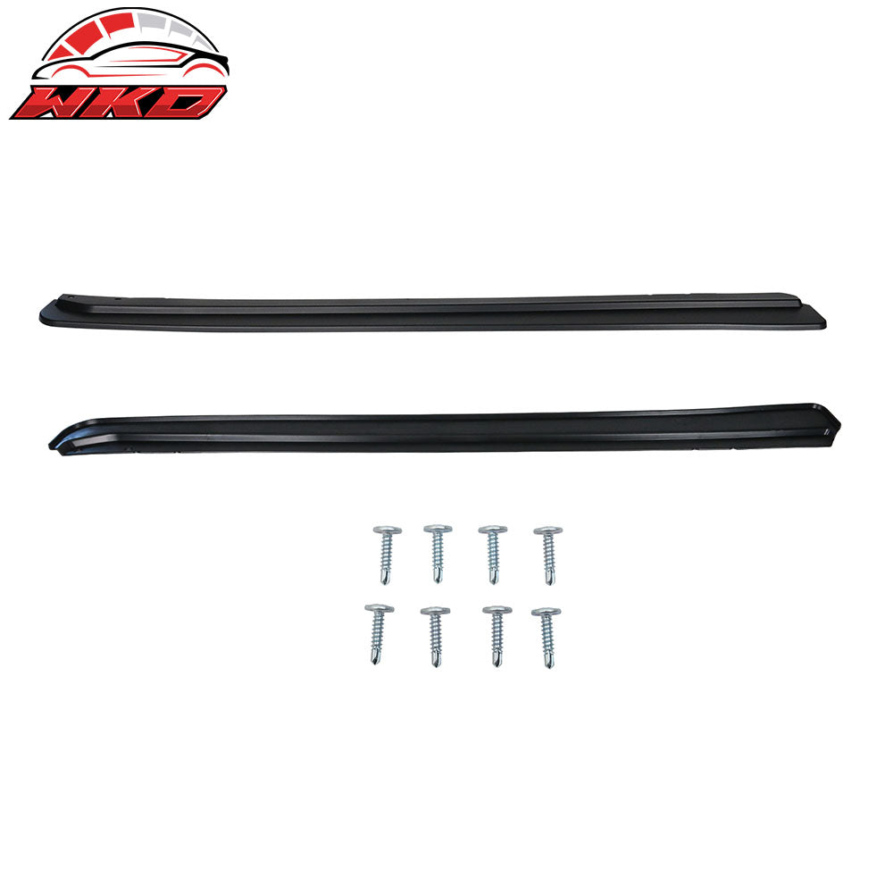 Fits 90-97 Mazda Miata FD Style Side Skirts Extensions Pair - Polypropylene