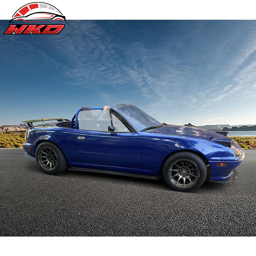 Fits 90-97 Mazda Miata FD Style Side Skirts Extensions Pair - Polypropylene