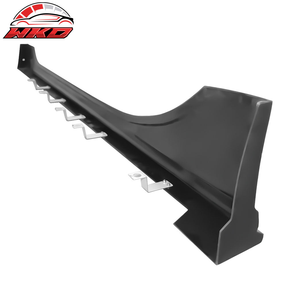 Fits 22-26 Toyota GR86/Subaru BRZ 2DR IKON Side Skirts Diffusers Lips PU - 2PCS