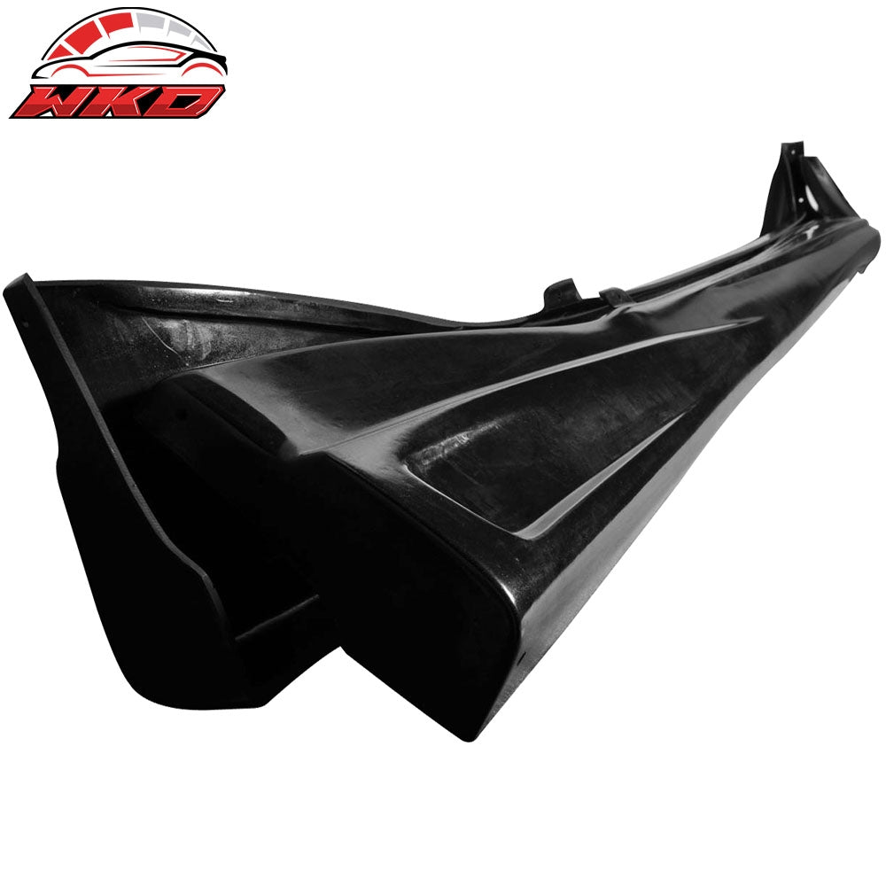 Fits 00-05 Toyota Celica VIP Style Side Skirts Unpainted Black PU
