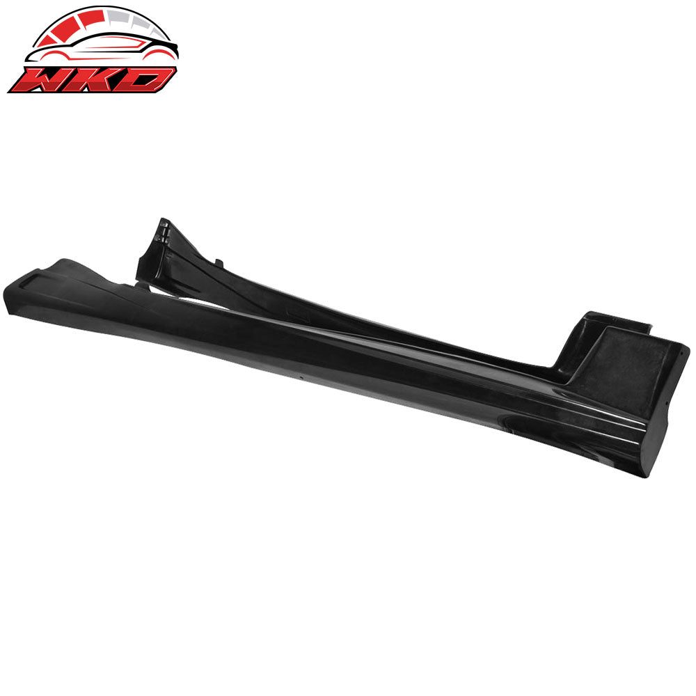 Fits 00-05 Toyota Celica VIP Style Side Skirts Unpainted Black PU